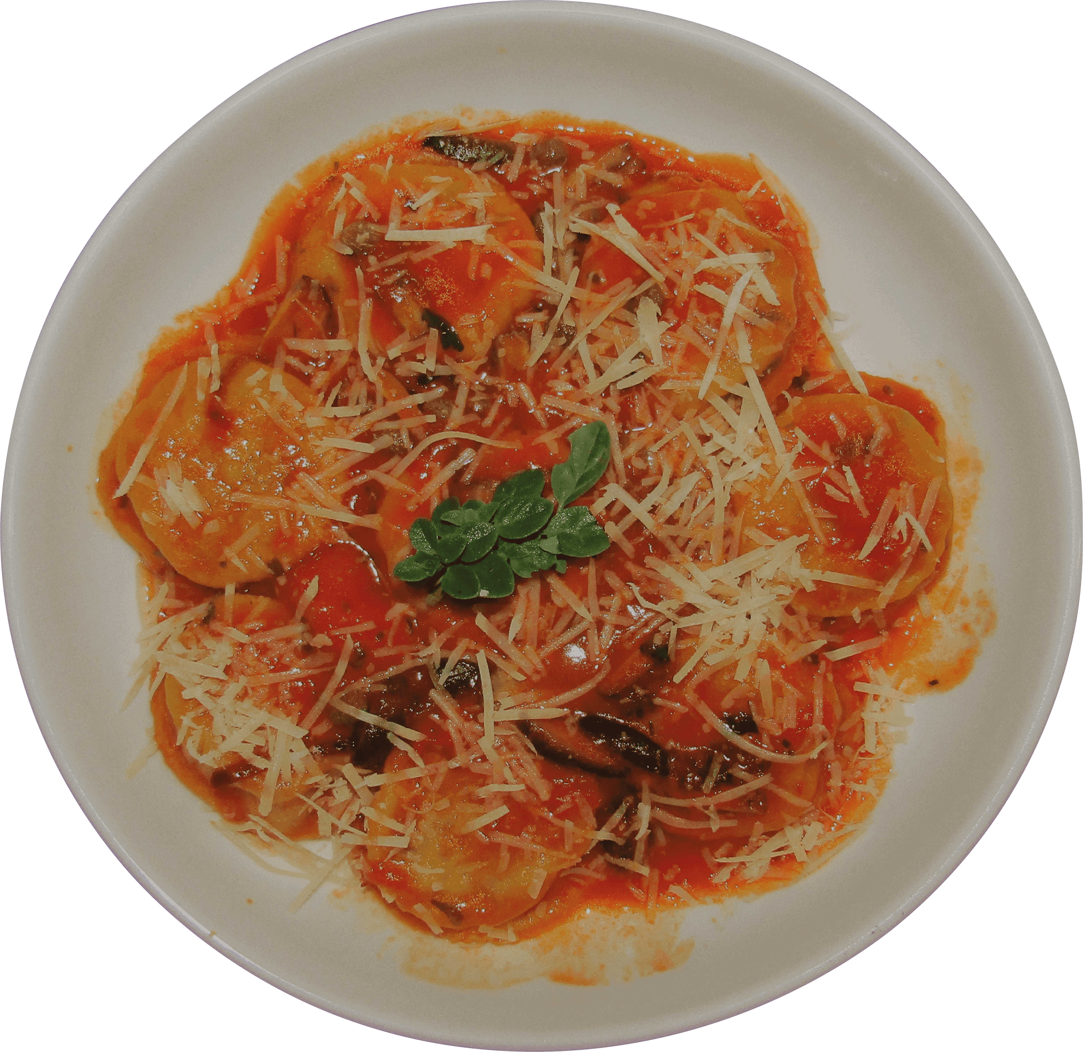 Tortelloni con salsa putanesca